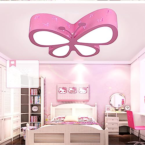 Kinbolas Moderne 3D-Kinder-Deckenleuchte,stereoskopisch Schmetterling...