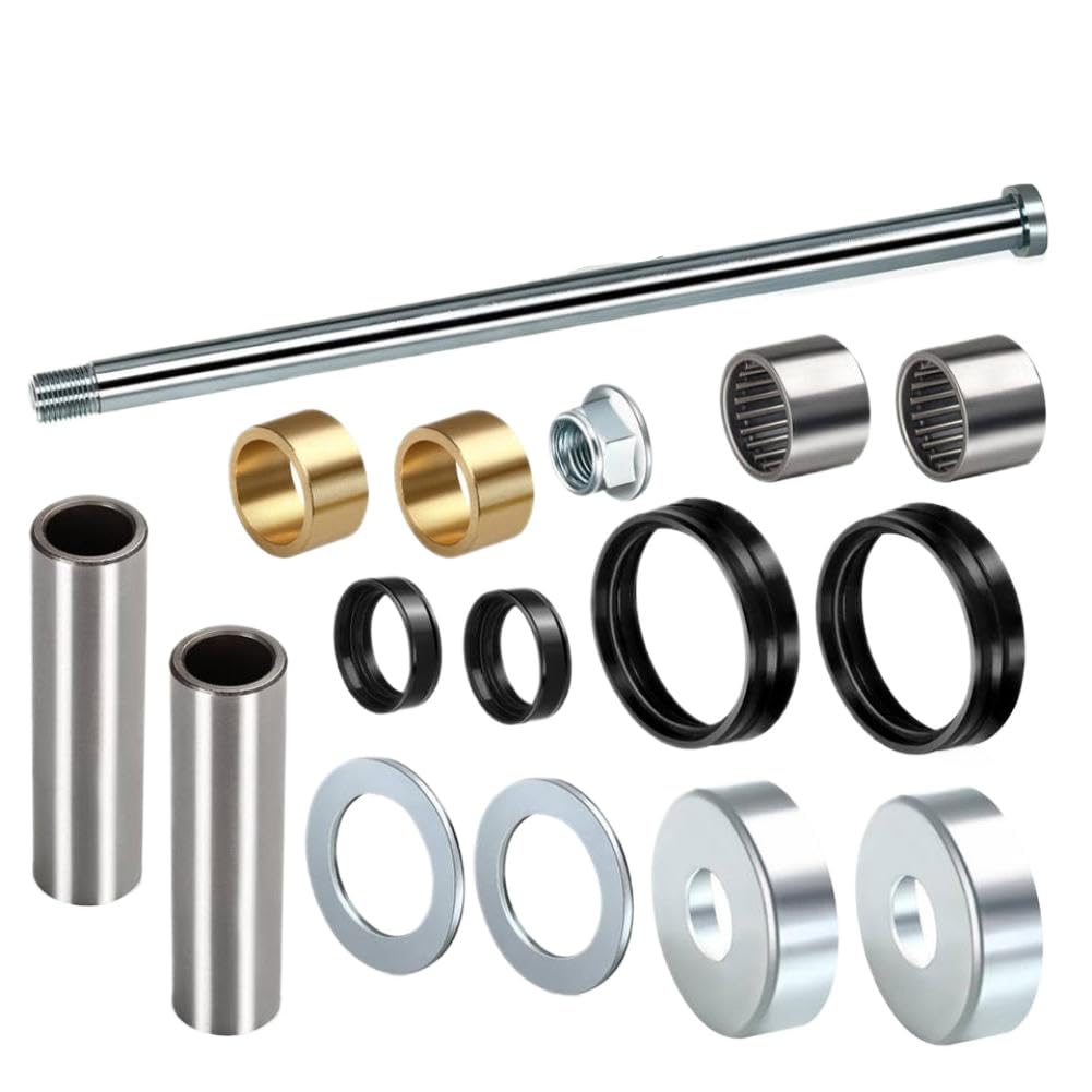 Kit cuscinetti forcellone e guarnizioni e albero perno compatibili con 700 700R 2006-2024