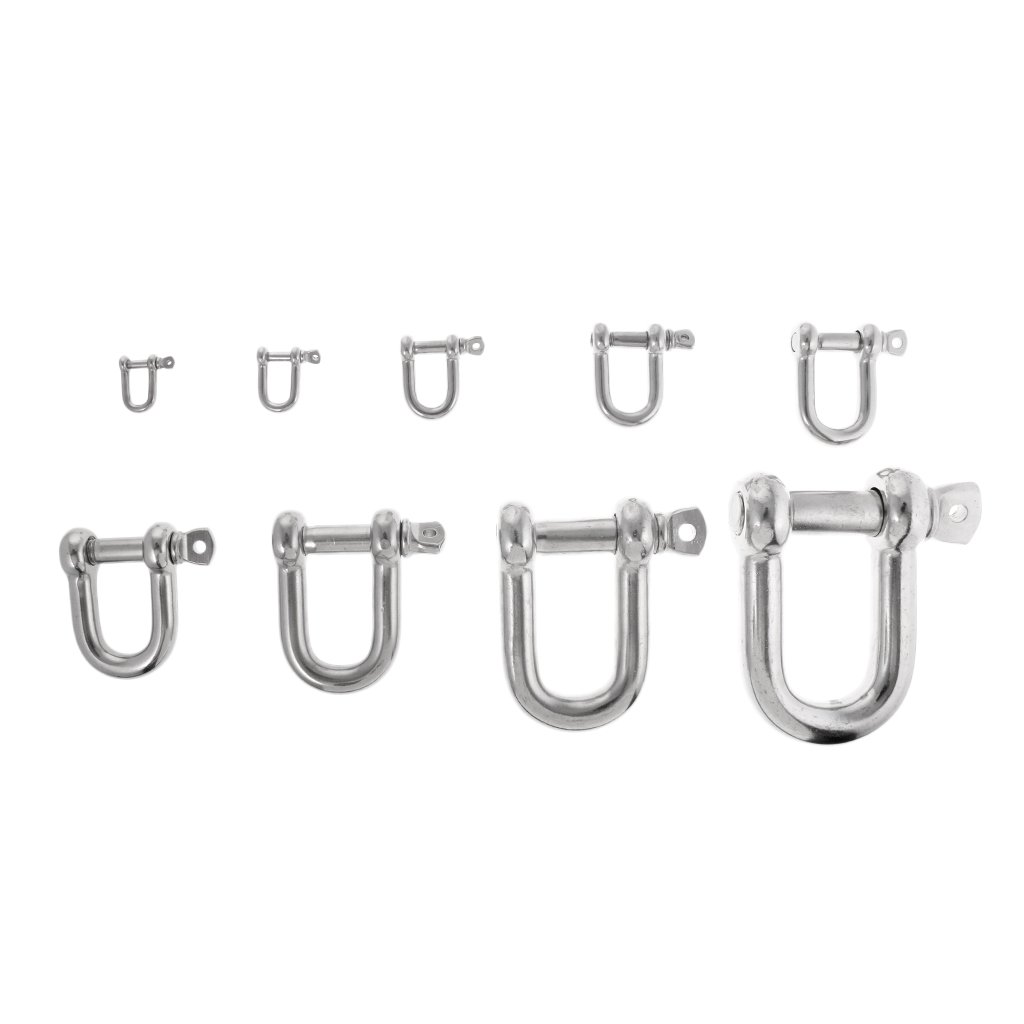 M7 Moschettone a molla 304 acciaio inossidabile arrampicata moschettone clip heavy duty gancio gancio portachiavi confezione da 5
