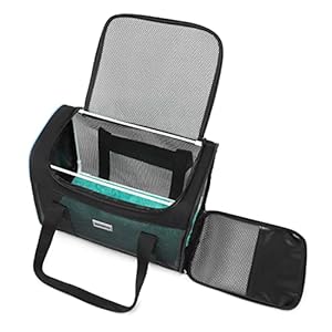 SERCOVE Frame Soft Surface pet Carrier cat Dog and Rabbit Airline Approved pet Transport Carrier Non Collapse Deformation and Safety Special Zipper Hook Design