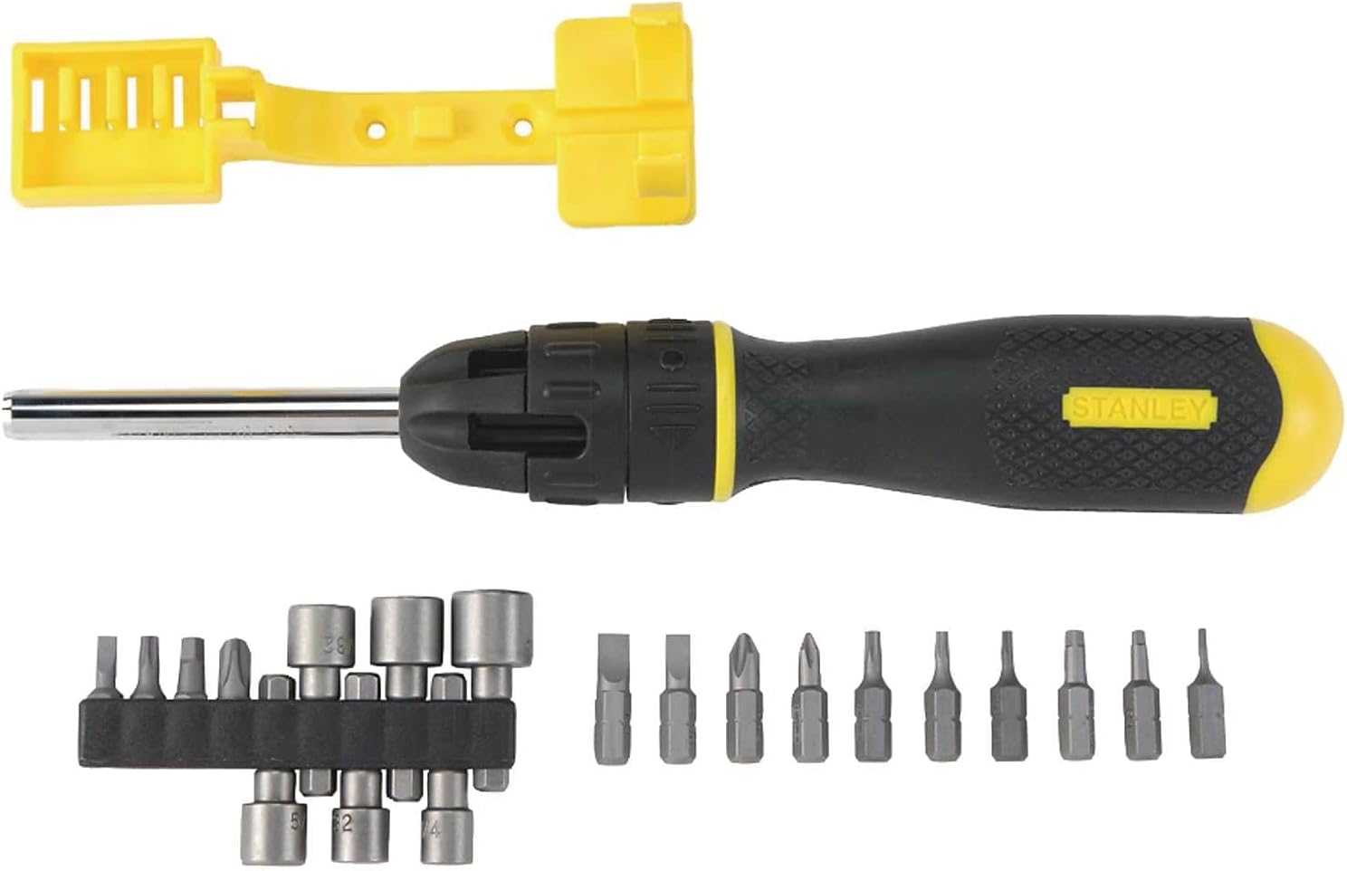 Screwdriver Set, Multibit, Ratcheting, 20-Pack (62-574)