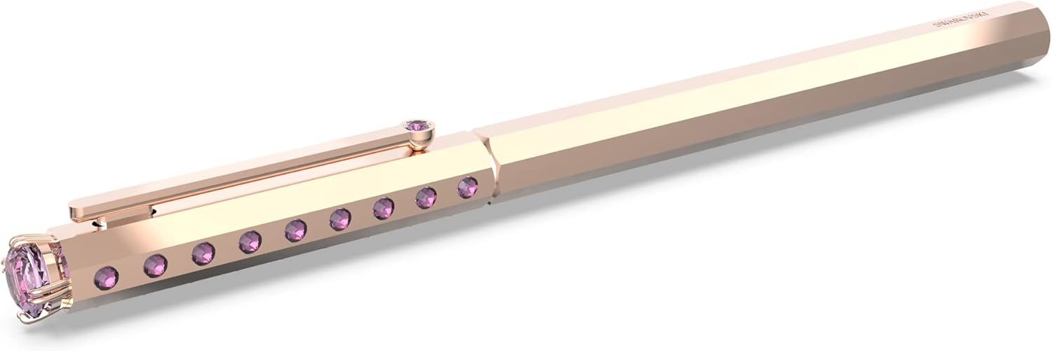Swarovski Millenia Penna a Sfera Classico, con Cristalli e ZirconiaSwarovski , Montatura Placcata in Tonalità Oro Rosa, Rosa Swarovski Millenia Penna a Sfera Classico, con Cristalli e ZirconiaSwarovski , Montatura Placcata in Tonalità Oro Rosa, Rosa