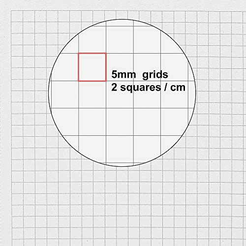 Hulytraat Hardcover Graph Ruled Spiral Notebook, 5.8 X 8.3 Inches A5, Transparent, 160-Page 80-Sheet Square Grid Journal (Awpps1) #TOP3