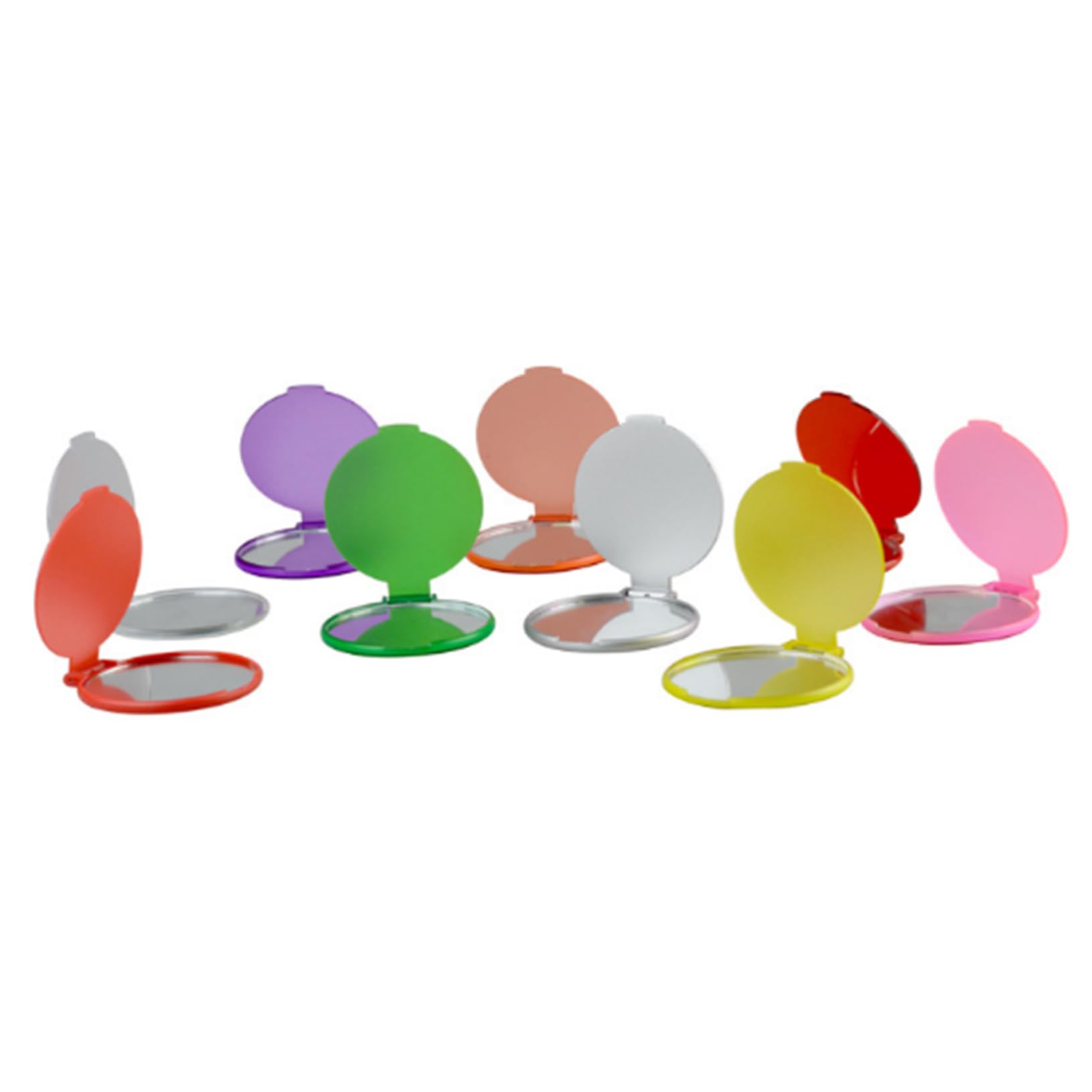 Healeved 9 Set di Specchietti Cosmetici Compatti da Viaggio Portatili Pieghevoli Eleganti per Truccatrici Pezzi * 9