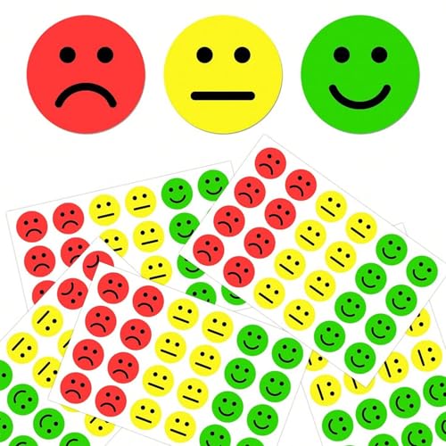 1200 Pièces Tableau de Recompense Enfant,Enfants Autocollant Gommettes Autocollants Comportement Récompense Smiley des Gommette Autocollantes Journée,pour Enseignants...