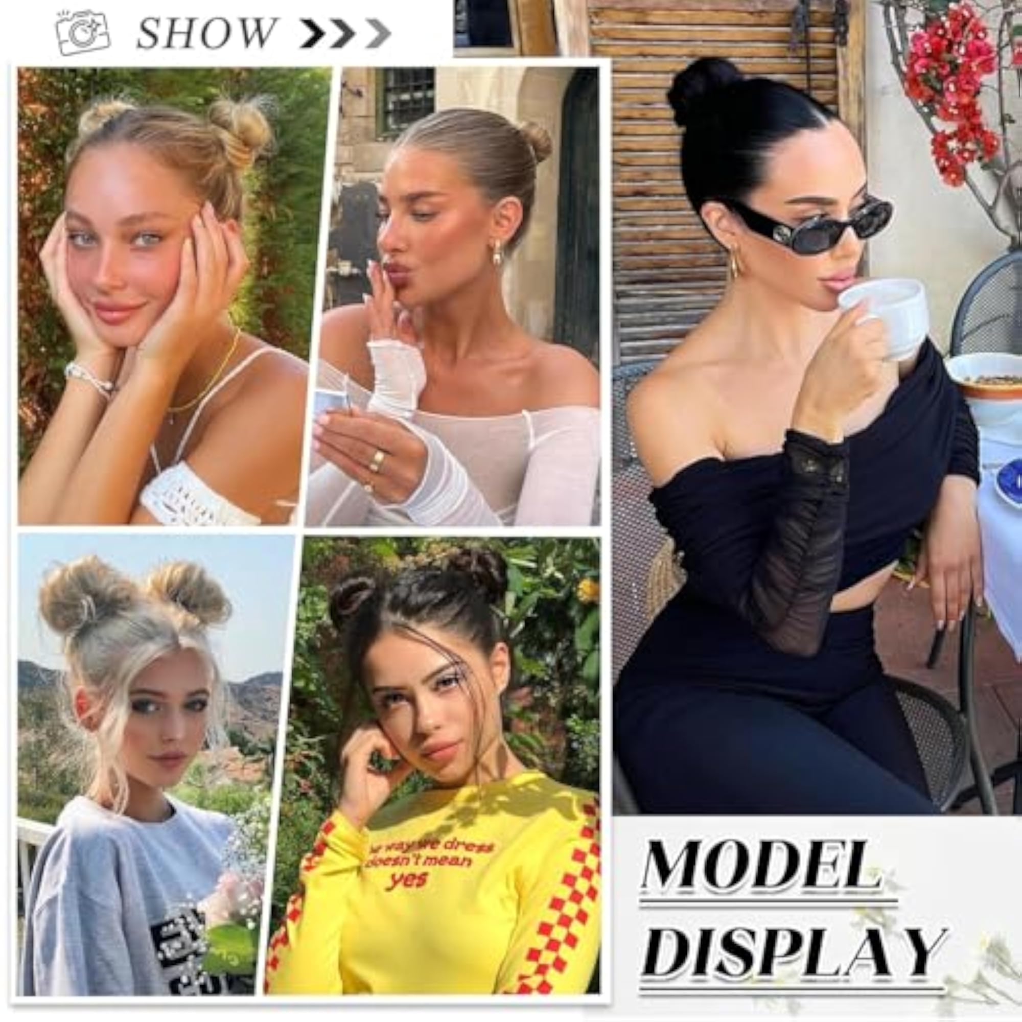 Mini Claw Clip in Bun Extension for Women