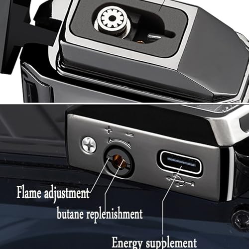 Encendedor inteligente activado por voz con llama dual miniatura 4