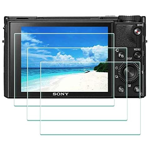 DSC-RX100M7 Screen Protector for Sony RX100 VII Digital Camera,ULBTER 0.3mm 9H Hardness Tempered Glass Cover Anti-Scrach Anti-Fingerprint Anti-Bubble Anti-Water Anti-Dust [3 Pack] Cover