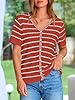 NALANISA Crochet Tops for Women V Neck Short Sleev... #4