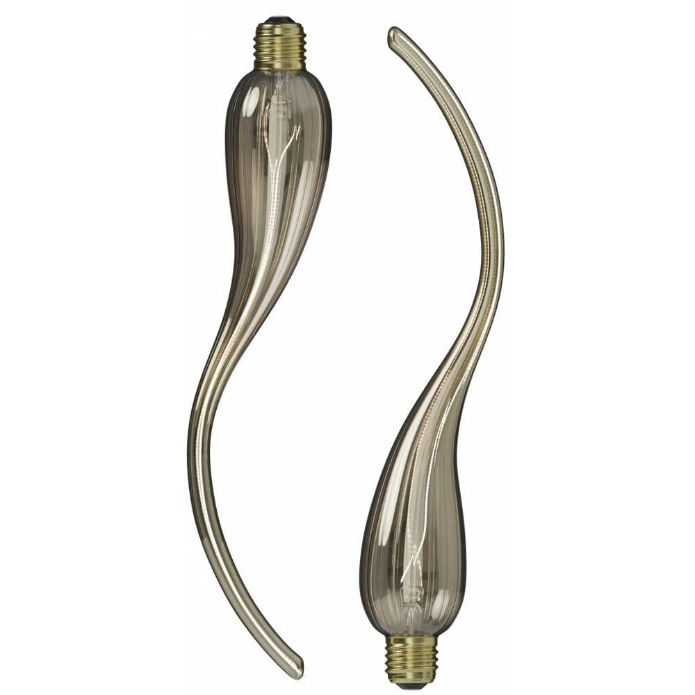 CALEX XXL Lamda - Gold - LED lamp - Ø45mm - Dimbar - E27 Fassung - 4W 2100K 140lm - Energieklasse A - 2 Lampen