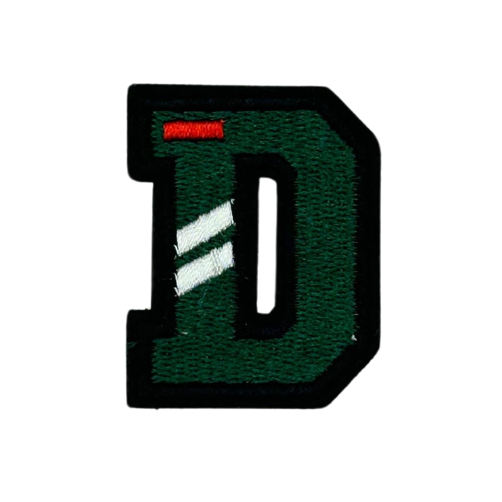 Project Nomad Velcro Hook Patch, Tacti-Cool Alphabet Collection, Letter D for bag/vest, tech gadgets for kids & adults, for school backpack, for pencil case, for gym bag, gift for men/women