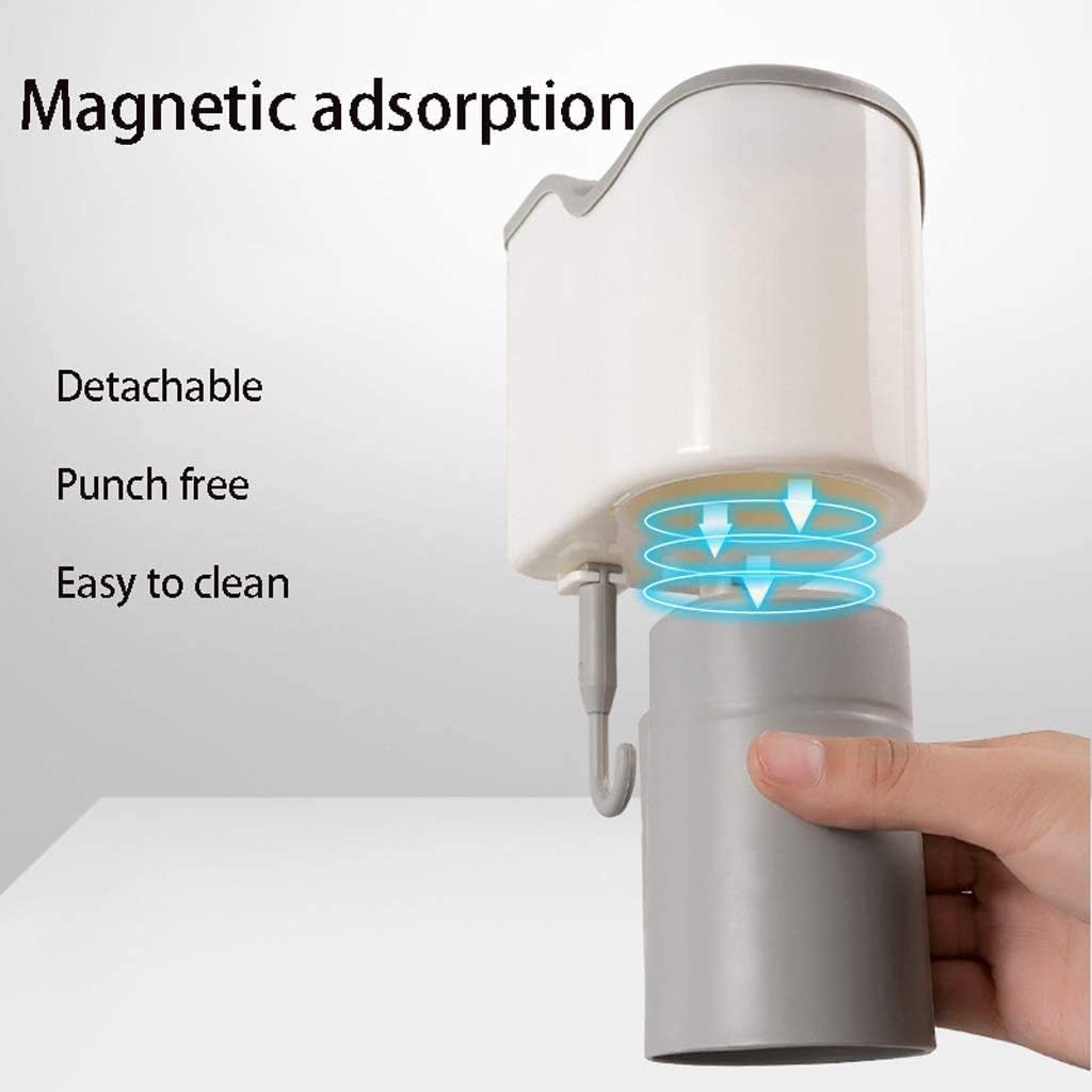 Suction Wall Mounted Tooth Cylinder Holder, Plastic Toothbrush, for Bathroom Cabinet Storage Rack(Blue)