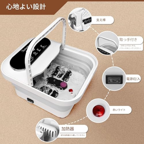 Carbagjoy Carbagjoy 折り畳め フットバス BE-JP-F1200 の商品画像 2