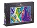Ulmer Puzzleschmiede - Puzzle "Arte colorata" - Puzzle artistico colorato da 1000 pezzi con sfumatura astratta - Made in Germany - Arte moderna come puzzle originale per esperti