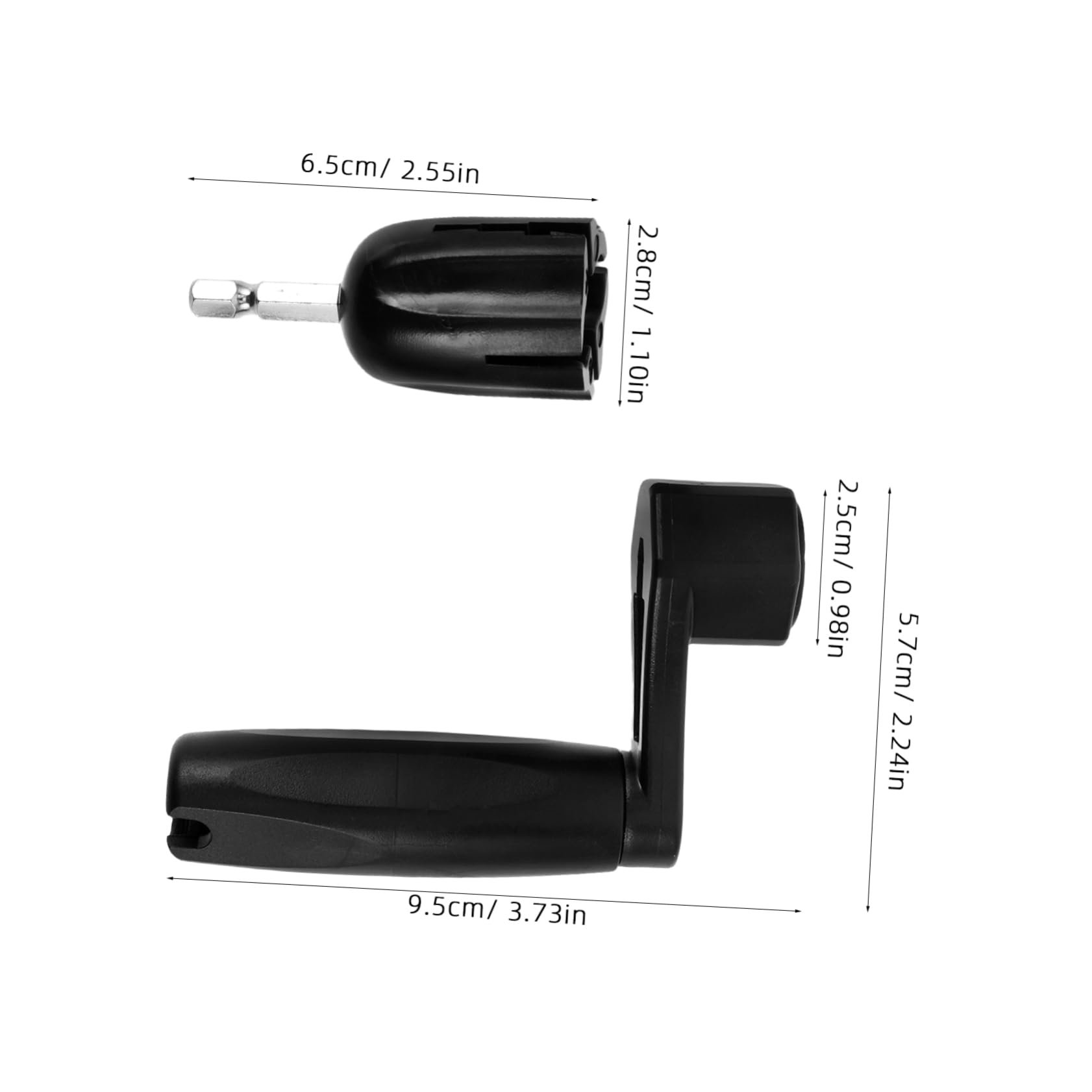 Kisangel 1Set Electric Guitar String Winder with Manual Handle Quick and Stable String Changing Tool for Guitar and Bass Multi Functional Maintenance Accessory for Acoustic Instruments