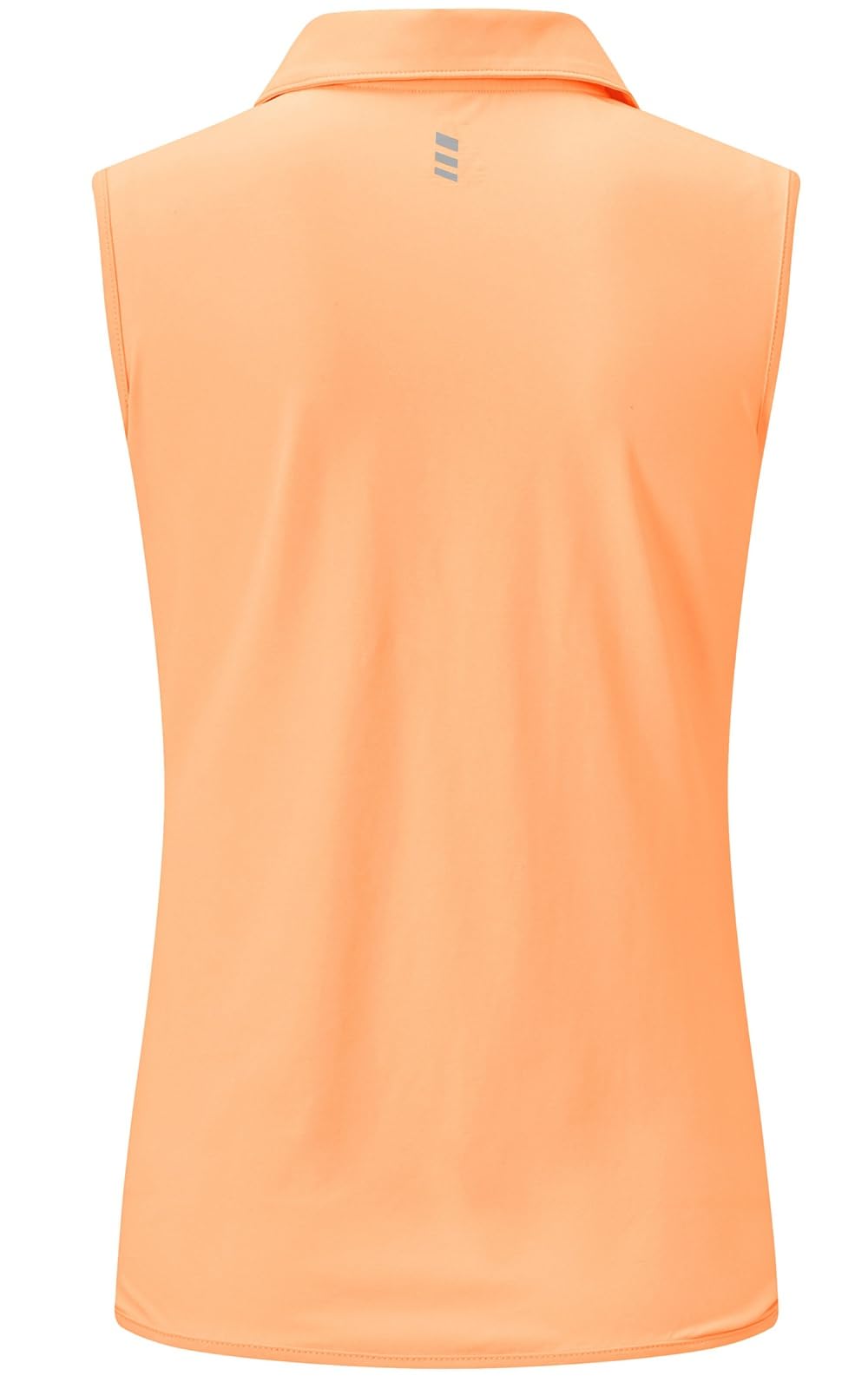 Rdruko Polo para mujer, sin mangas, transpirable, con cremallera 1/4, secado rápido, camiseta deportiva para golf, tenis y exteriores