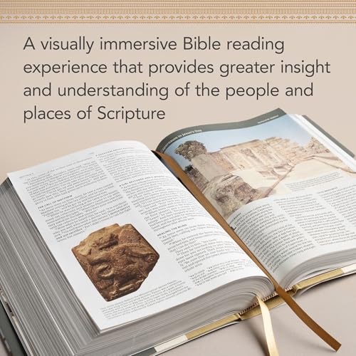Image of CSB Holy Land Illustrated Bible, Hardcover, Black Letter, Full-Color Design, Articles, Photos, Illustrations, Easy-to-Read Bible Serif Type