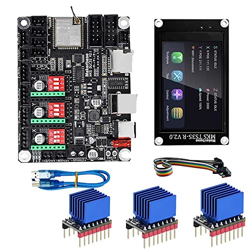MKS DLC32 ESP32 carte de contrôle avec écran tactile TS35 et pilotes TMC2209