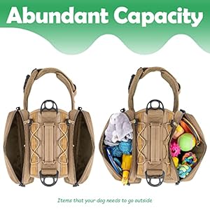   Dog-Hiking-Backpack-for-Large-Medium-Dogs-to-Wear-Saddle-Bag-for-Trave-and-Camping-Adjustable-Dog-Backpack-Hound-with-4-Side-Pockets