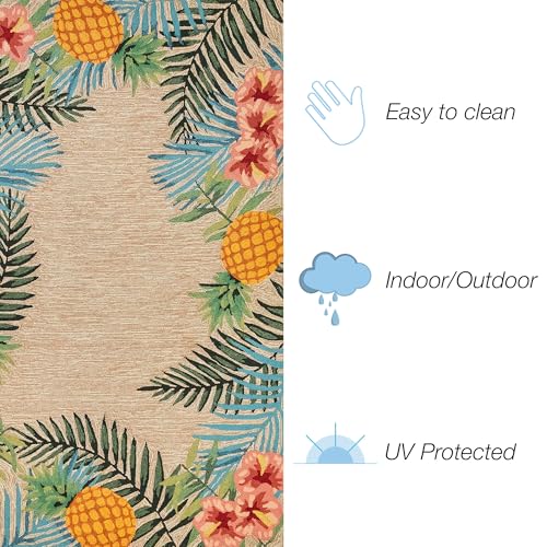 Tapete Liora Manne Ravella Tropical 5' x 7'6" miniatura 3
