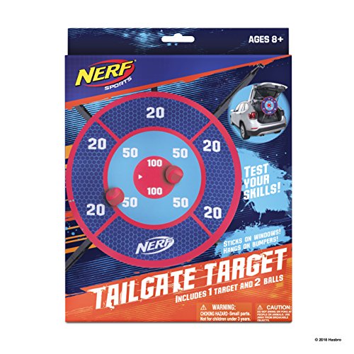 Objetivo Nerf Sports Challenge Tailgate Target bicolor con red de captura integrada 4