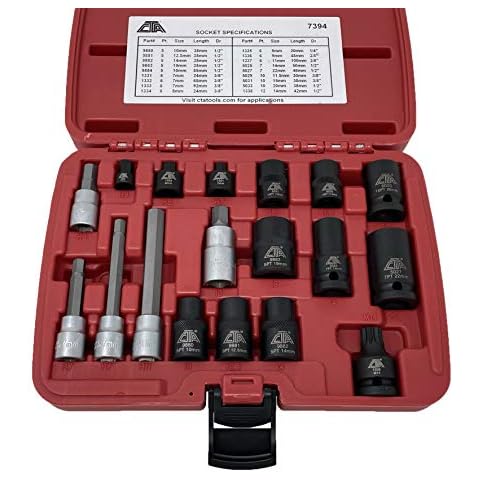CTA Tools 7394 18 Pc. Euro Brake Caliper Socket Set Cover