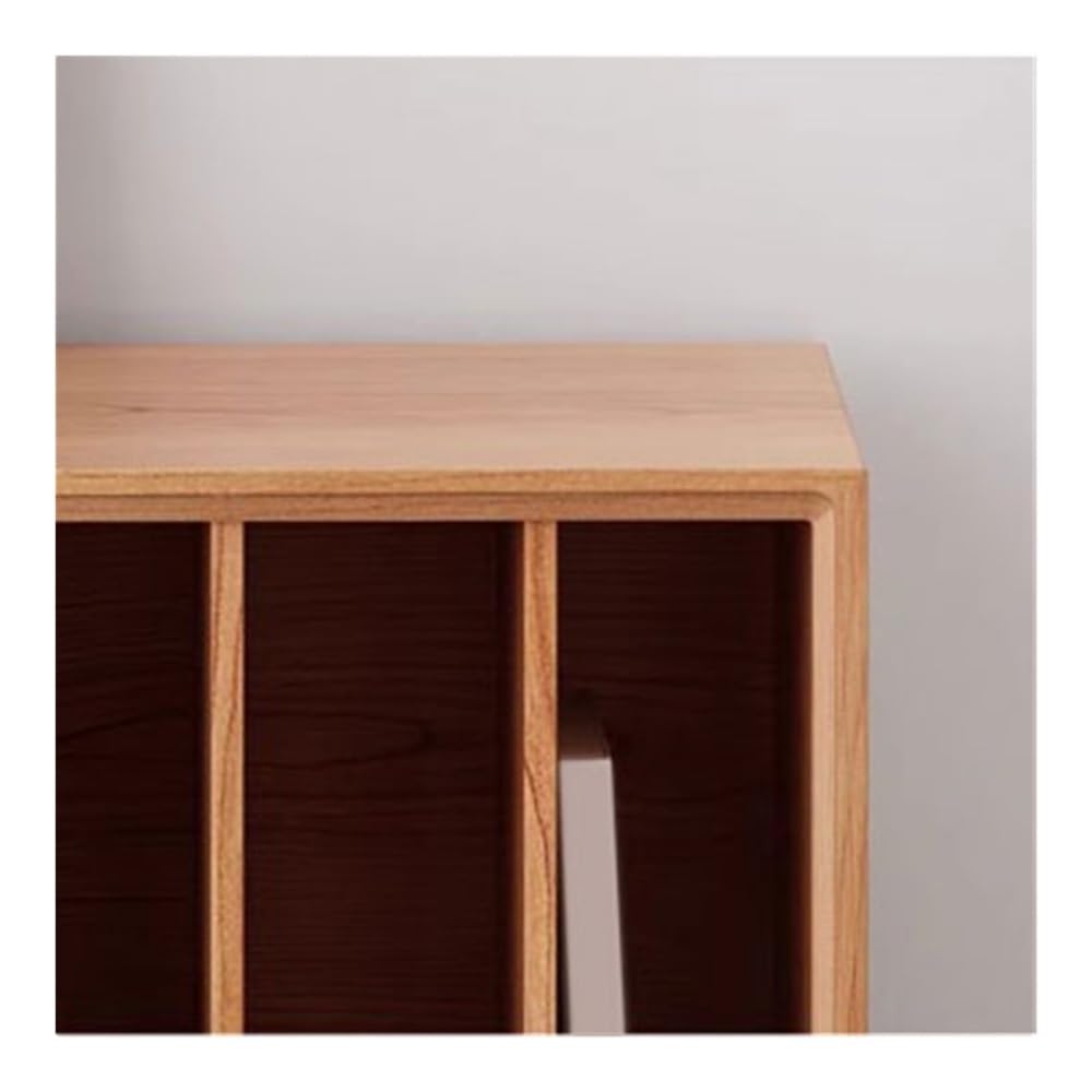 Porta CD Vetrina in legno for dischi in vinile con cassettiera credenza multifunzionale for la casa