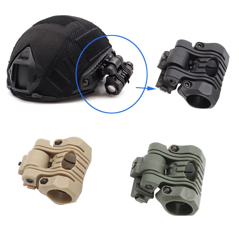 Supporto A Clip Per Torcia BGNing 25mm / 20mm - Morsetto Universale Per Rotaie