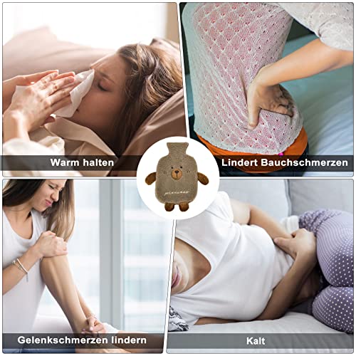 Borsa dell'acqua calda con rivestimento, borsa