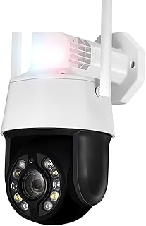 Wireless Solar Security Cameras 5MP 20X Optical Zoom Video Surveillance WiFi Camera Waterproof 100M Night Vision Auto Tracking Security PTZ CCTV IP Camera for Home/Outdoor Security ( Color : Universal