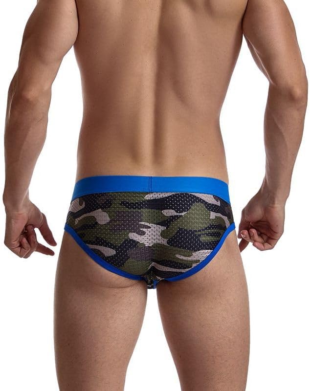 JOCKMAIL Men's Underwear Briefs Men's Sexy Briefs Breathable Comfortable Mesh Underwear Men's Low Rise Briefs - Image 6