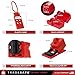 TRADESAFE Electrical Lockout Tagout Kit - Hasps, Clamp on and Universal Multipole Circuit Breaker Lockouts, Tags, Plug Lock, Loto Locks Set (1 Key Each), Red