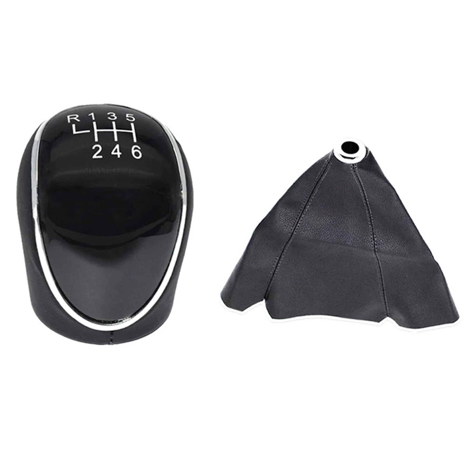GXQKLSU Gear Shift Knob Compatible with Mondeo for Mk4 for Galaxy 6 Speed Manual Gear Shift Knob Shifter Lever Arm Headball Car Accessories