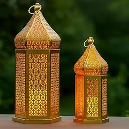 VELA LANTERNS Large Golden...