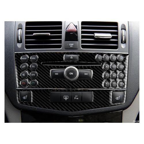 Cubierta de panel de CD para coche; repara botones desgastados de Clase C W204 4