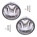 Fog Lights Round Lamps Driver and Passenger Replacements for Ford F150 F-150 Lincoln Mark LT Pickup Truck AL3Z15201A AL3Z15200A