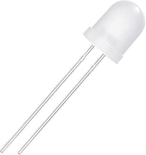 Miniatura 10 de Chanzon 50 unids 0.315 in diodo LED difundido verde luces (lente de color esmerilado redondo DC 3V 20mA) Iluminación bombillas lámparas electrónica