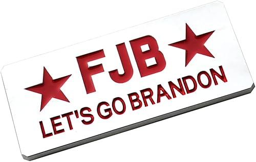 Miniatura 8 de FJB Let's Go Brandon Emblem  FJB Edition Emblema de camión calcomanía de coche de repuesto universal para Chevy Silverado Chevrolet todos los