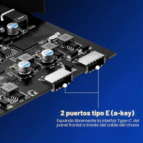 Tarjeta de expansión USB 3.0 PCIE de 6 puertos para Windows y Mac 5