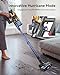 Cordless Vacuum Cleaner, Upgraded 55KPA 650W 70Mins Stick Vacuum with Hurricane Mode, Self-Standing, Touch Screen, 1.8L Dust Cup, Anti-tangle Wireless Vacumm, Vacuum Cleaners for Home/Pet Hair/Carpets