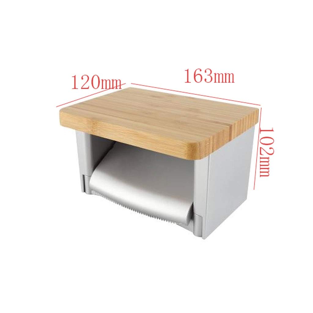 SAeWare Soporte para papel higiénico, soporte para rollo de toallas de baño, soporte para perforación, colgador de toallas para cocina