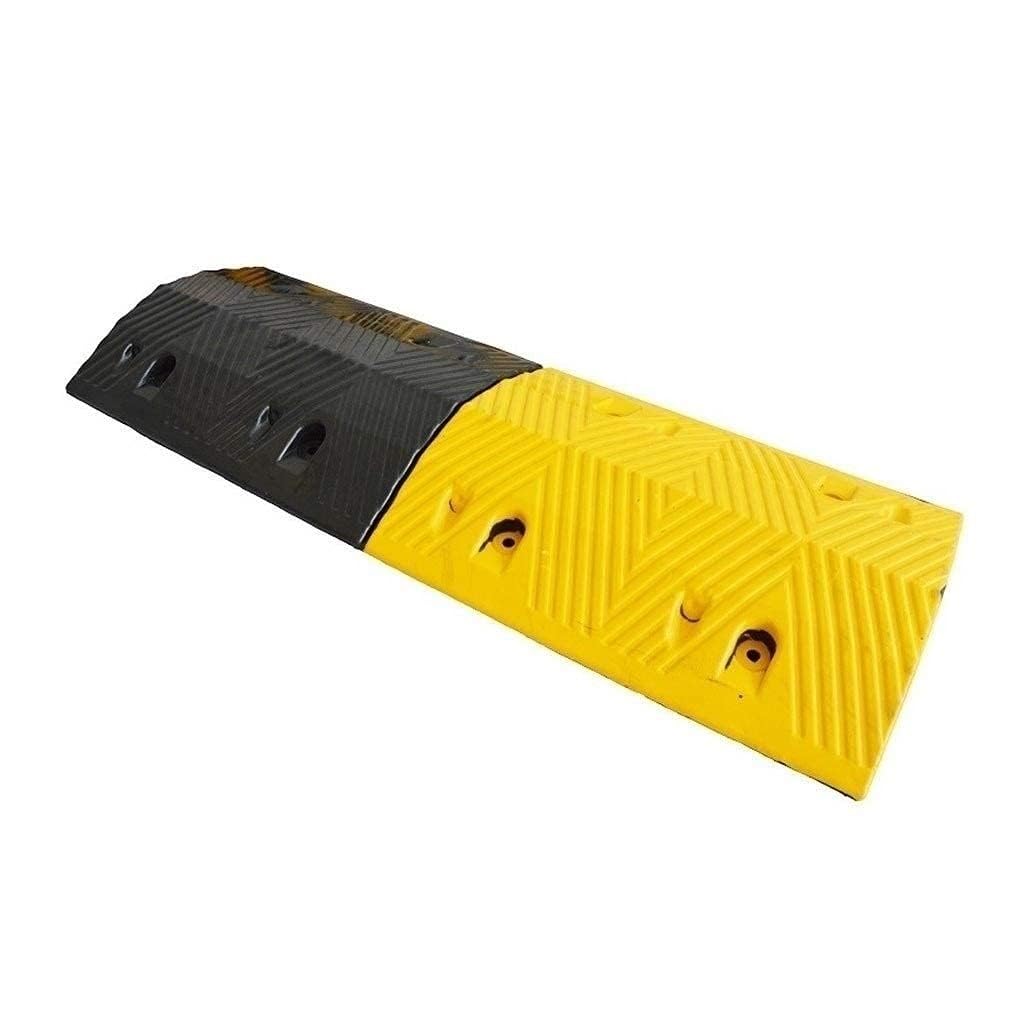 HTTGDGDH Rubber Deceleration Belt 5-Meter Speed Ramp Kit Deceleration Ramp, Rubber Road Bumps, Suitable For Roads, Parking Lots And Residential Areas,