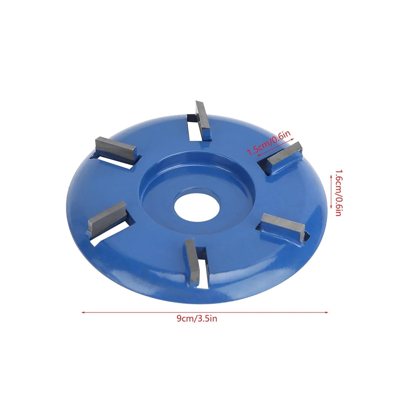 Disco de tallado de 90 mm y 6 T, fresa de hoja plana/de | Herramienta de modelado duradera, for amoladora angular(Arc)