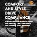 KleenGuard™ V30 Nemesis™ Safety Glasses (25688), with Mirror Coating, Smoke Lenses, Black Frame, Unisex Sunglasses for Men and Women (Qty 12)