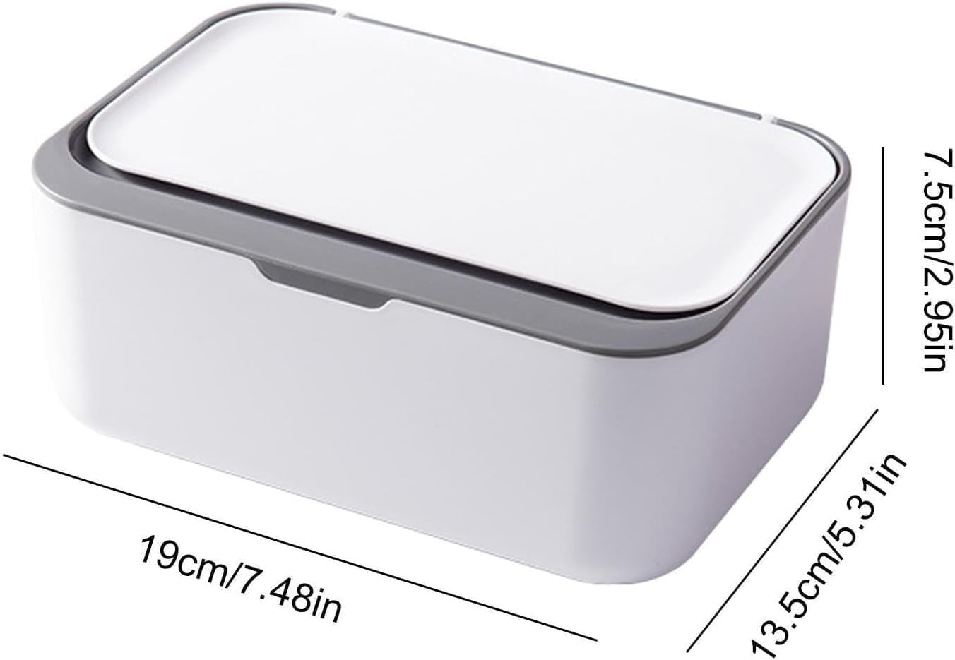 Feuchttüicher Box Baby Klein,feuchttücher Box Beige Erwachsene, Feuchtigkeitsspendende Boxs Für Feuchtes Toilettenpapier，Nachfüllbare Feuchtes Toilettenpapier Boxs(Gray)