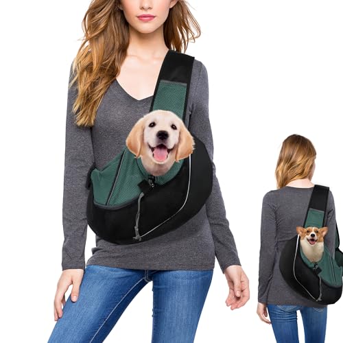Ledander LECCS24012903 Pet Carrier Sling, Puppy Dog Sling Hands-Free cover