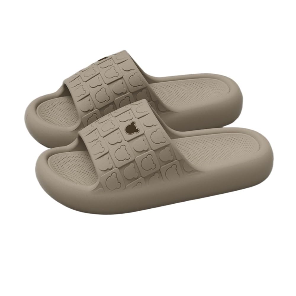 Chaussures de douche antidérapantes en EVA souple et chaussons d'intérieur marron 40 EU