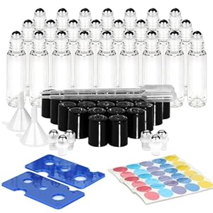 Comsaf Butelki Olejku Eterycznego 10 ml Zestaw 24