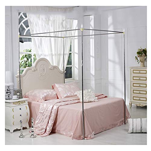 Dosel de cama de acero inoxidable para crear un dormitorio estilo suite de hotel 2
