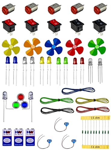 Image of Mini Science Kit for School Children | Kit with 50 Components | Learning Educational Science Kit for Project /Assignment Creation